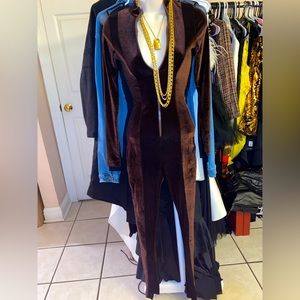 Woman’s Velvet material Jumpsuit